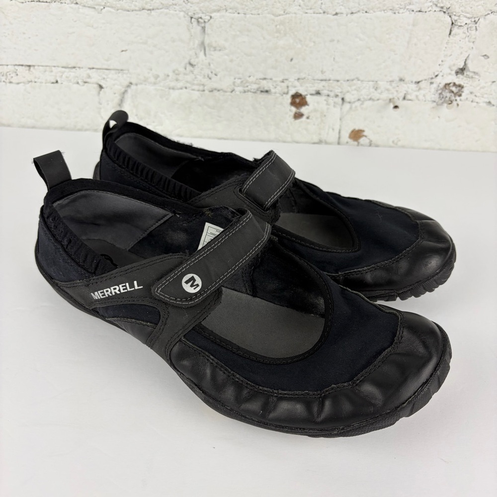 Merrell Black Slip-On Mary Jane Flats
